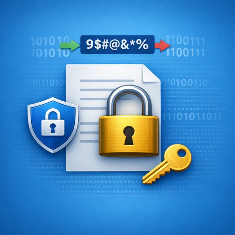 Diagnosing hidden patterns in encryption