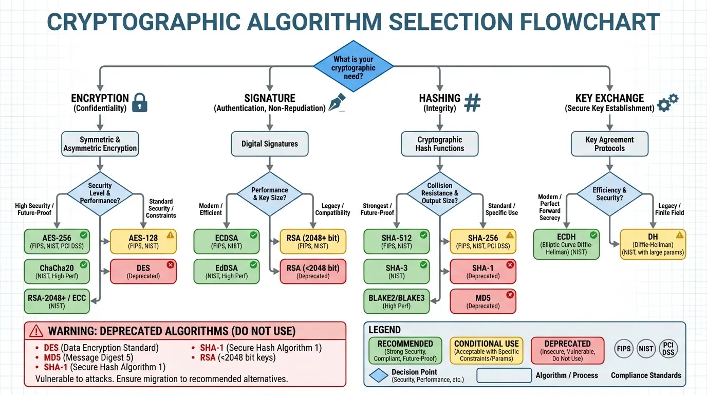 Cryptographic Algorithm Selection