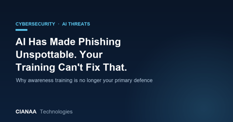 AI Has Made Phishing Unspottable: Why Awareness Training Is No Longer Enough