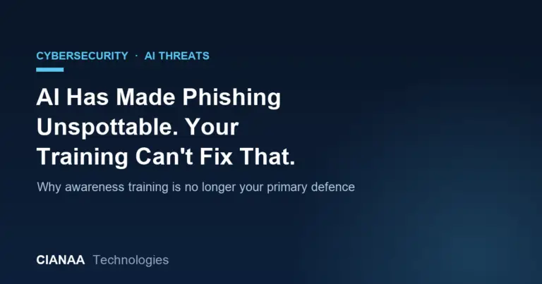 AI Has Made Phishing Unspottable: Why Awareness Training Is No Longer Enough