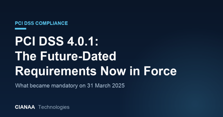 PCI DSS 4.0.1: The Future-Dated Requirements Now in Force