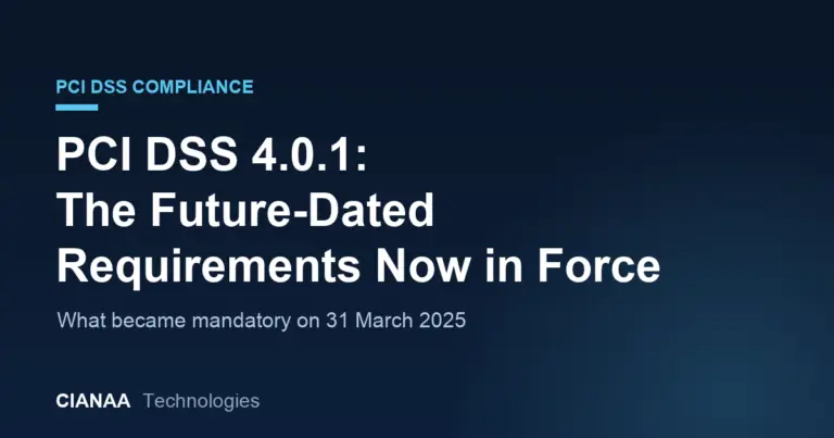 PCI DSS 4.0.1: The Future-Dated Requirements Now in Force