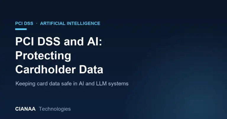 PCI DSS and AI: Protecting Cardholder Data in AI Systems
