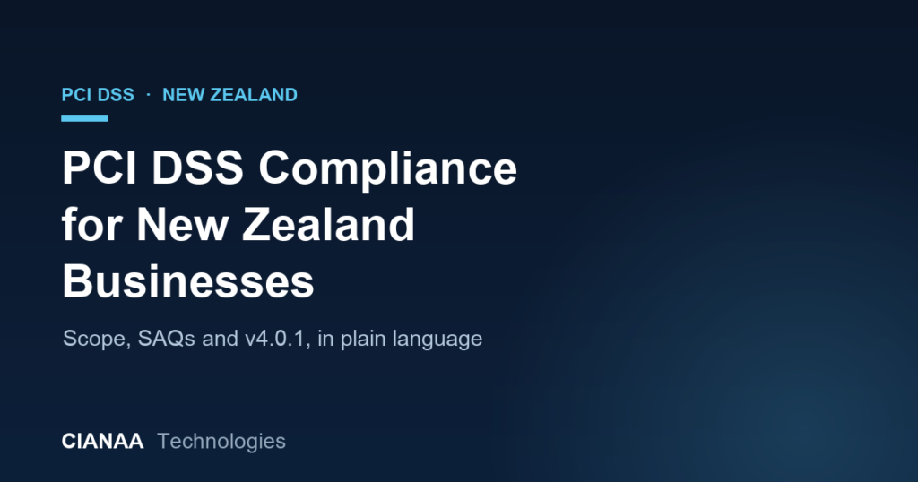PCI DSS Compliance for New Zealand Businesses