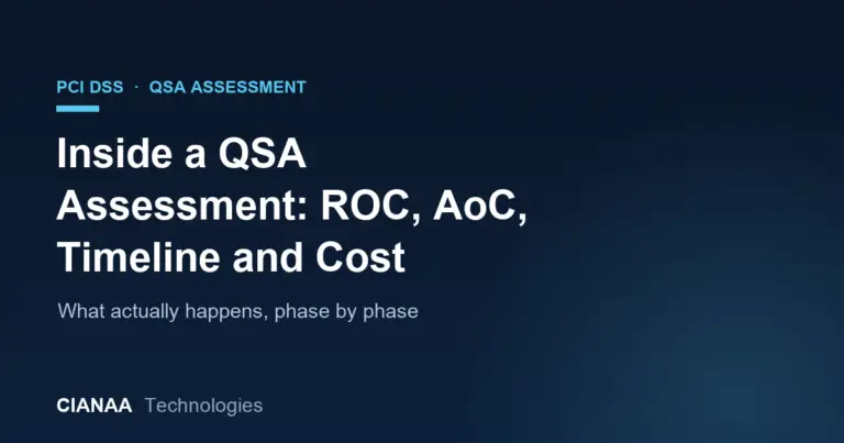 What Happens in a PCI DSS QSA Assessment: ROC vs AoC, Timeline and Cost Drivers