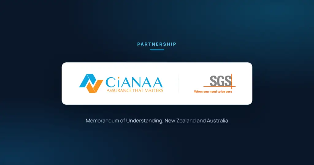 Cianaa Technologies signs Memorandum of Understanding with SGS Australia and SGS New Zealand