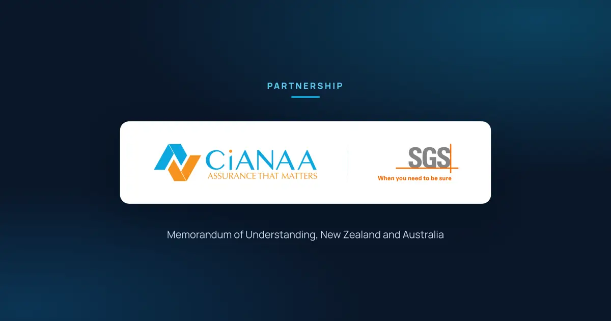 Cianaa Technologies and SGS partnership