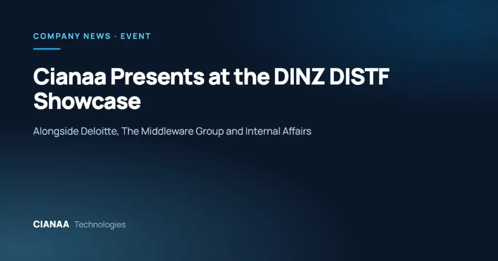 Cianaa Presents at the DINZ DISTF Evaluators Showcase