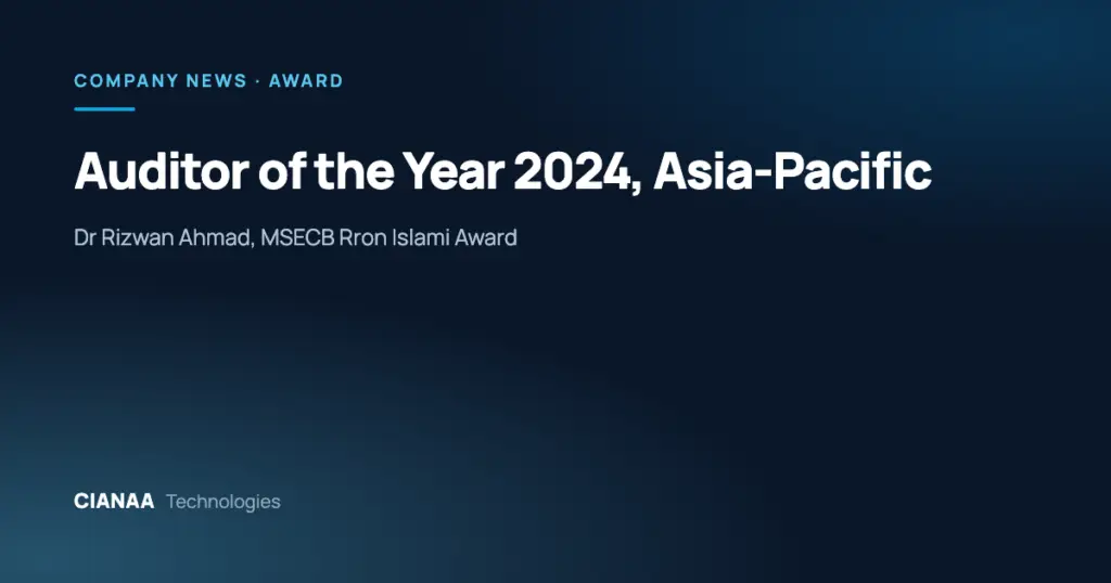 Dr Rizwan Ahmad Named MSECB Auditor of the Year 2024 for Asia-Pacific